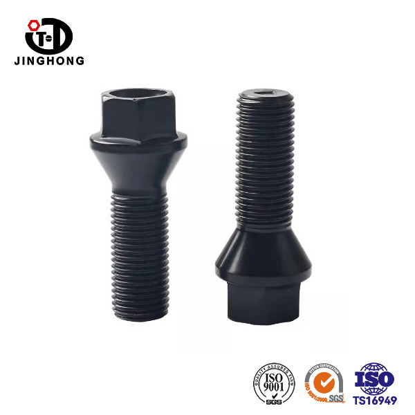 Grado10.9 Bolt de rueda Negro