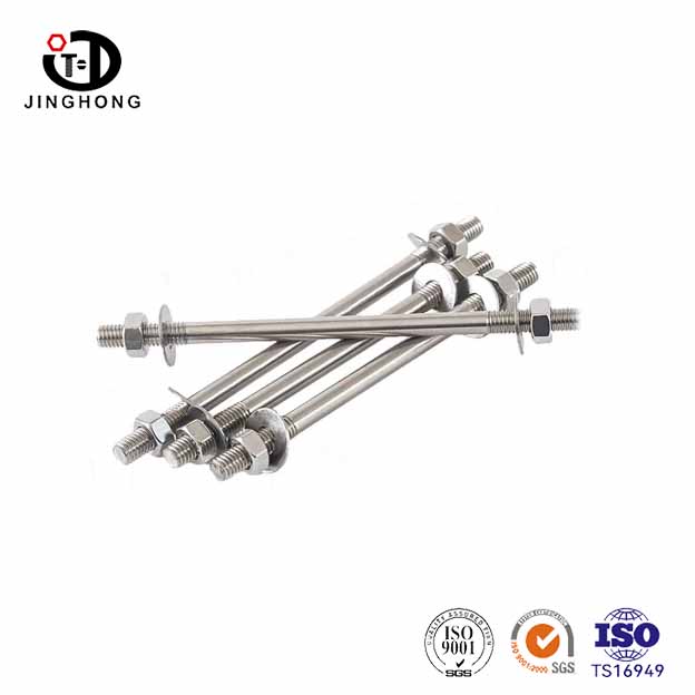 Tornillo de doble plomo de doble acero de acero inoxidable 304