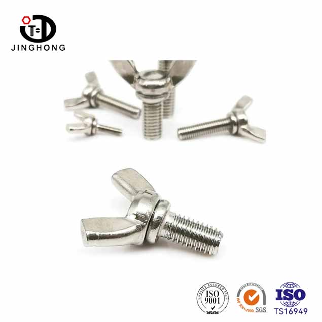 304 Bolt de ala de pulgar de acero inoxidable