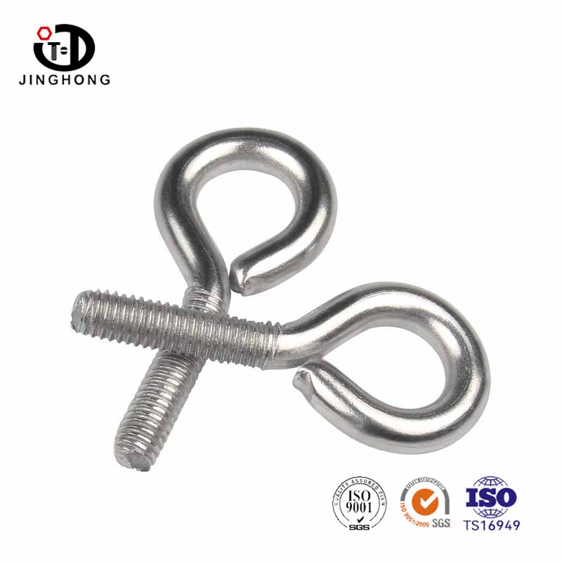 304 acero inoxidable tornillos de ojos girados