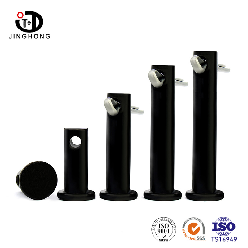 Pasador de horquilla de cabeza plana negro