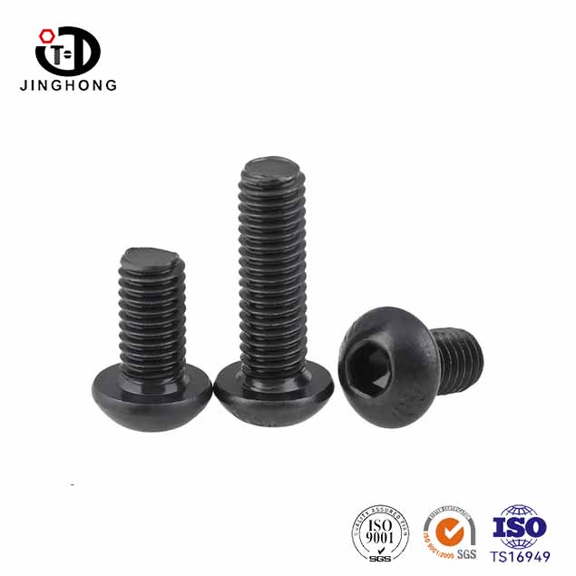 Cabezal de botón Hexagon Tornillo de máquina