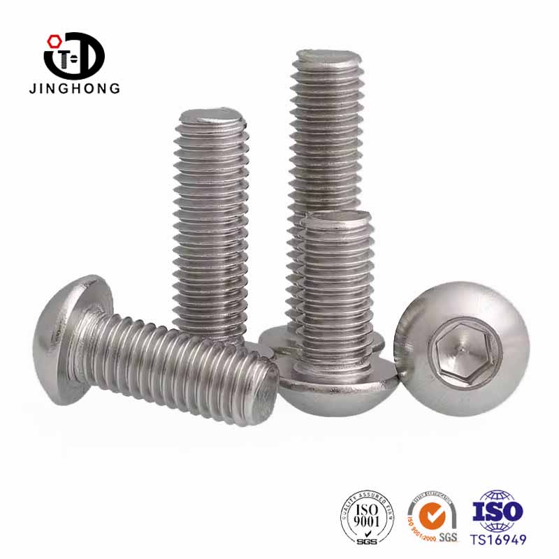 Tornillo de tapa de la tapa de la cabeza del botón