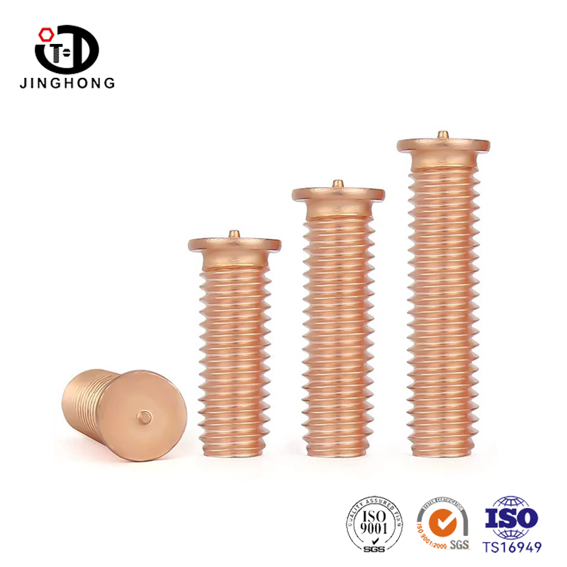 Tornillo de soldadura chapado en cobre
