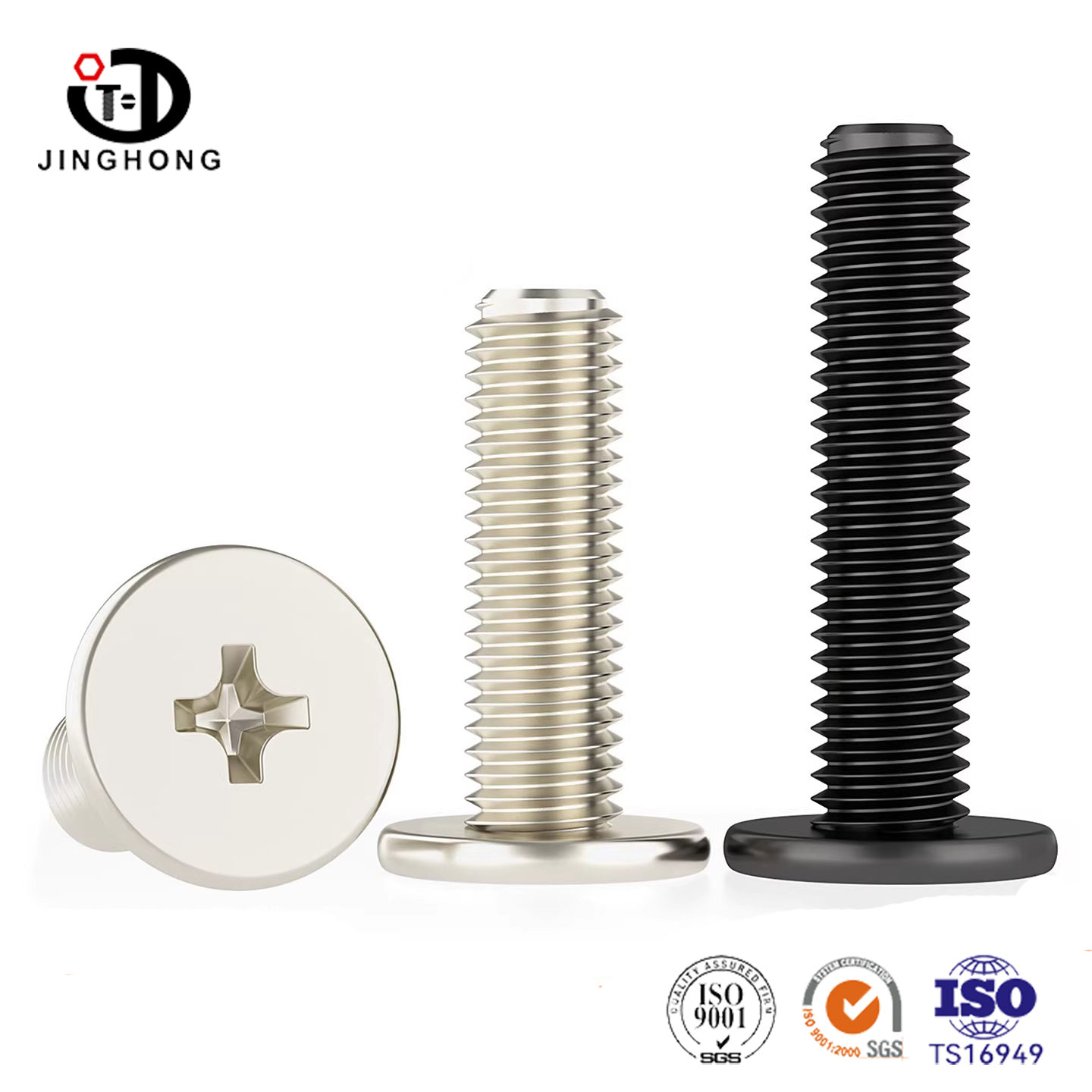 Tornillo de cabeza plana cruzada para computadora portátil