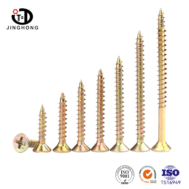 Tornillos de Timco de cabeza plana cruzada