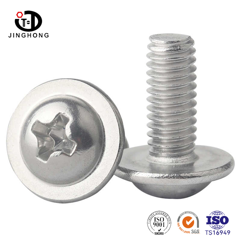 Tornillos para la cabeza del arandela de la cabeza cruzada