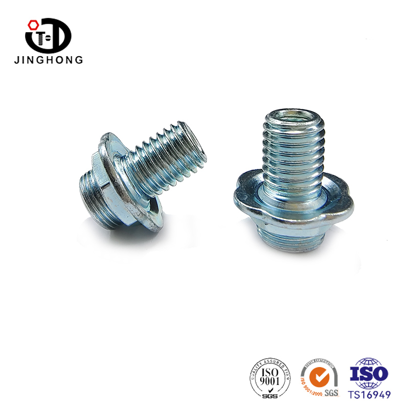 Tornillo de orificio de orificio con forma de ventilador personalizado