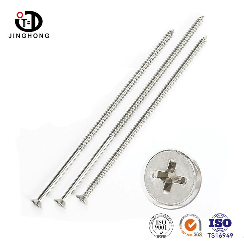 Tornillos de cubierta de acero inoxidable