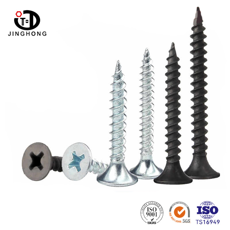 Tornillos de tablero de yeso y paneles de yeso