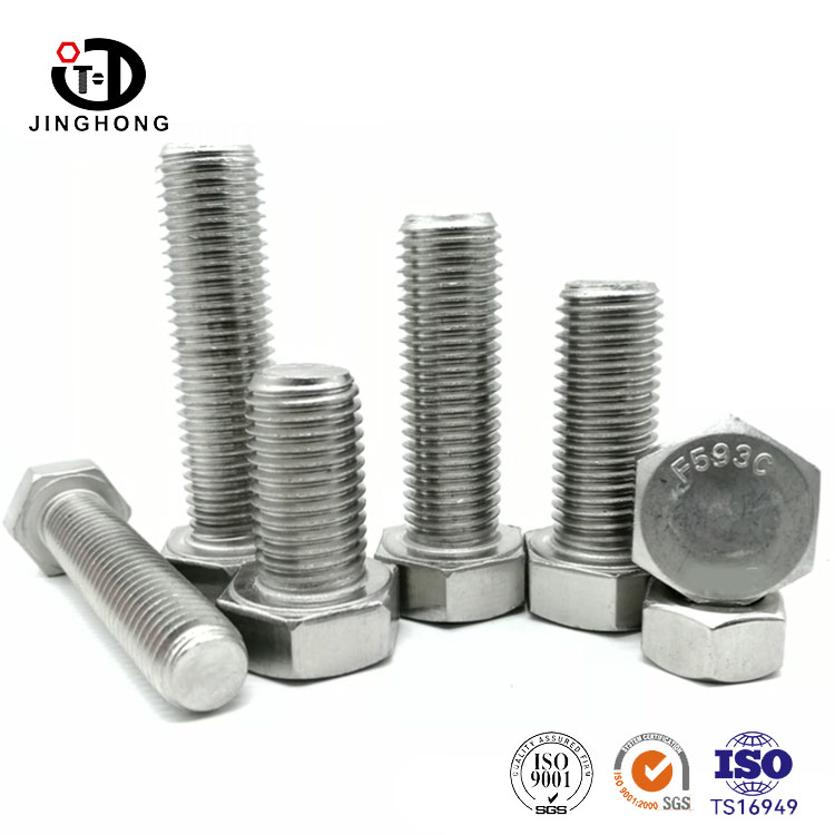 Pernos de cabeza hexadecimal de acero inoxidable F593C