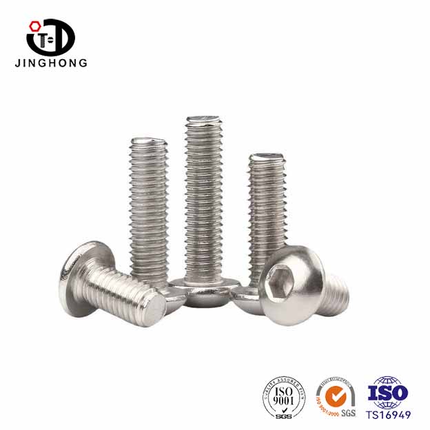 Tornillo de enchufe hexágono medio redondo