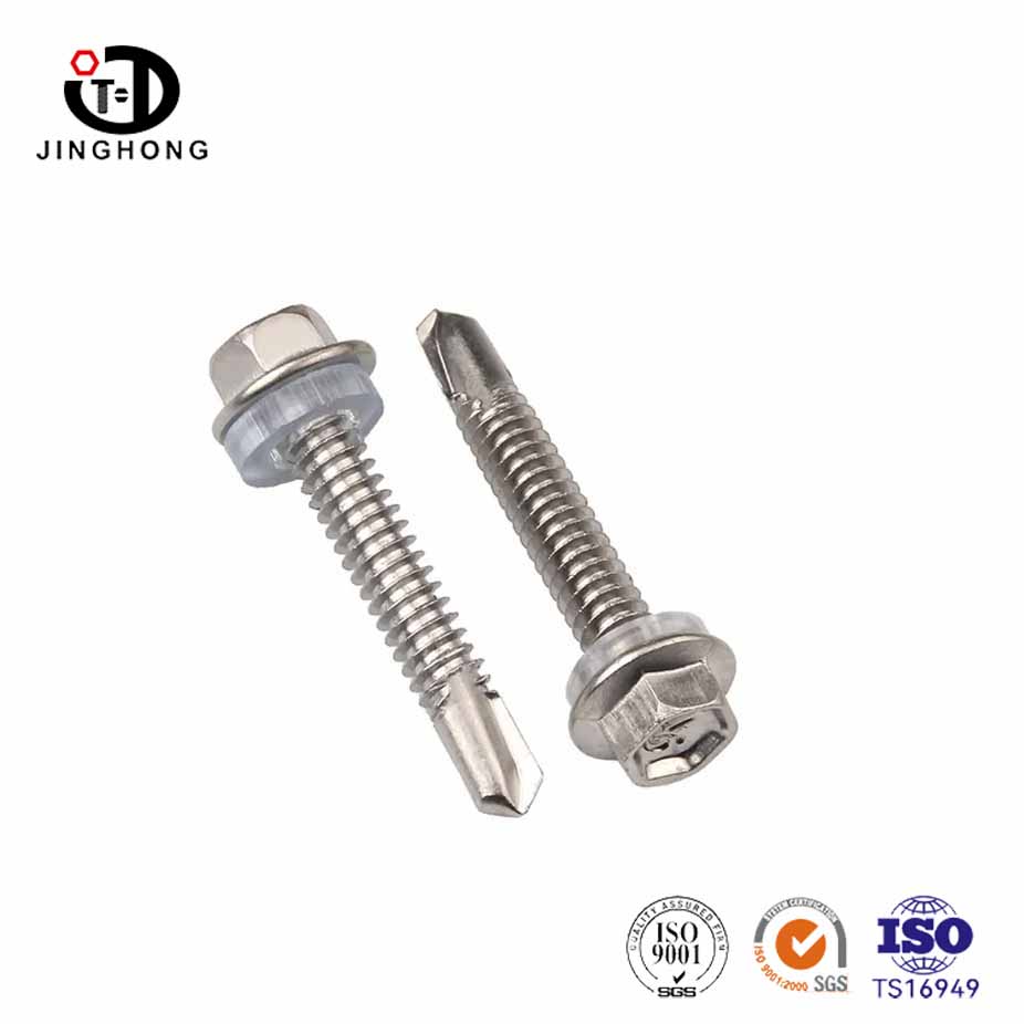 Tornillos de auto -tocado de autoiminición de chapa hexagonal externa