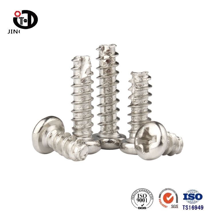 Tornillo de autocuidado del punto de corte de la cabeza de la bandeja