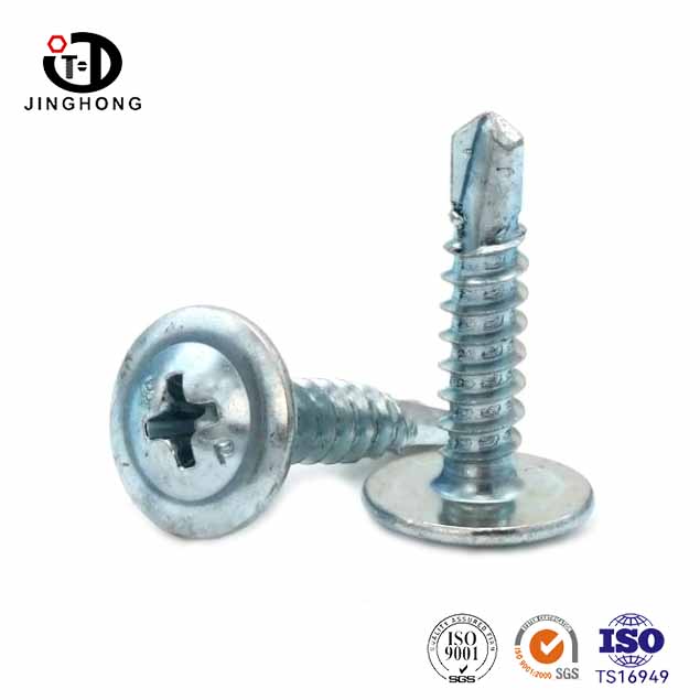 Tornillo de autoimensionamiento de cabeza de armadura modificada de Phillips