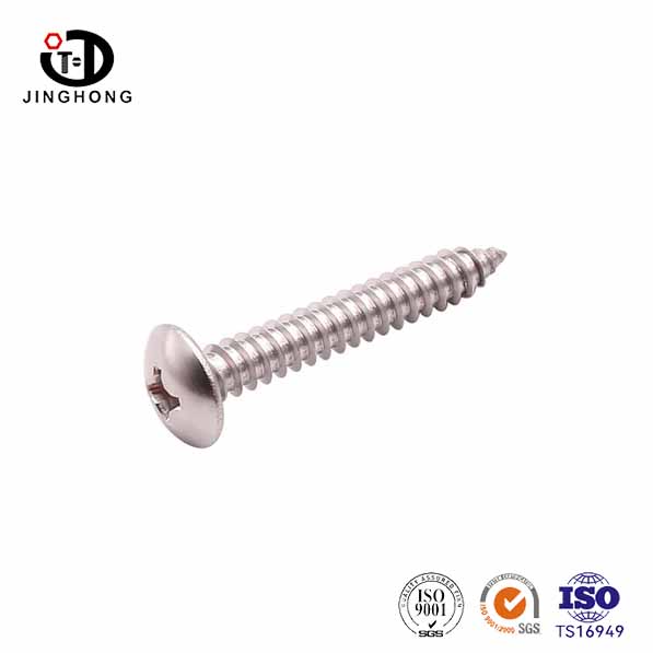 Tornillos de auto -tocado de metal de la colza Phillips de truss