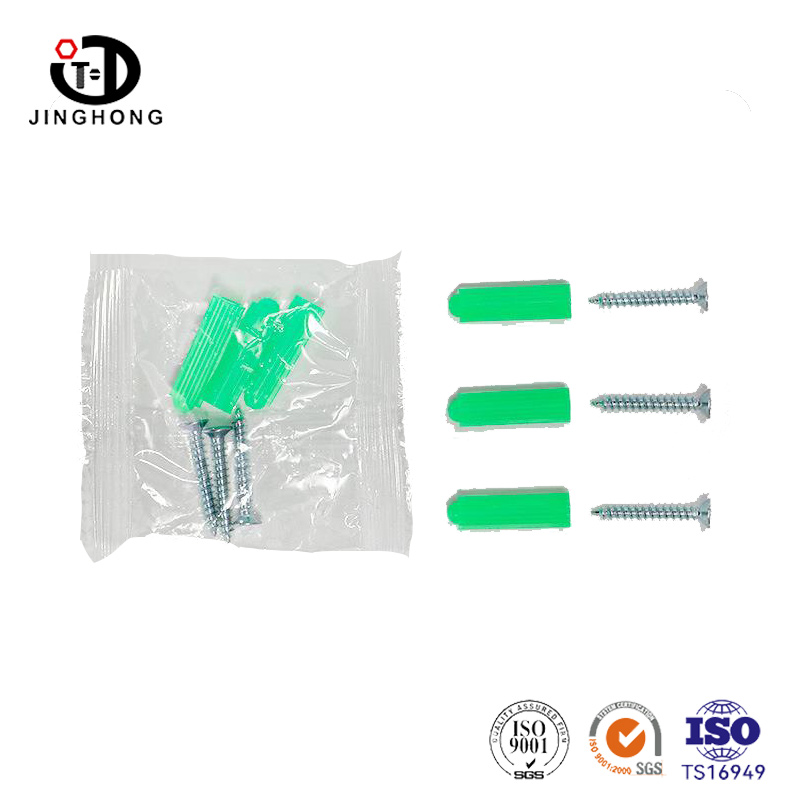 Tornillos de paquete de bolsas de plástico