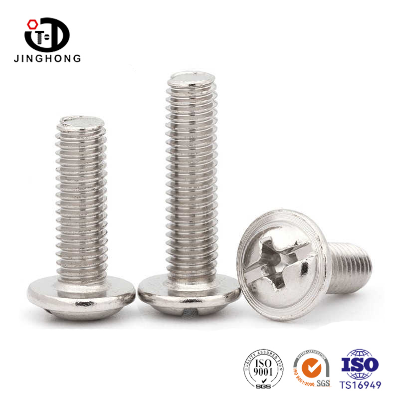 Tornillos de cabeza redondos con lavadoras