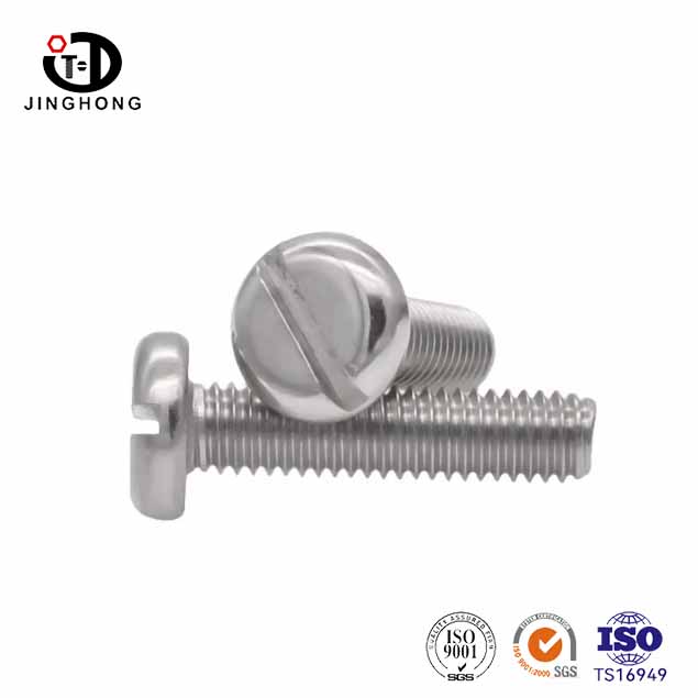 Tornillo de cabeza de sartén ranurado
