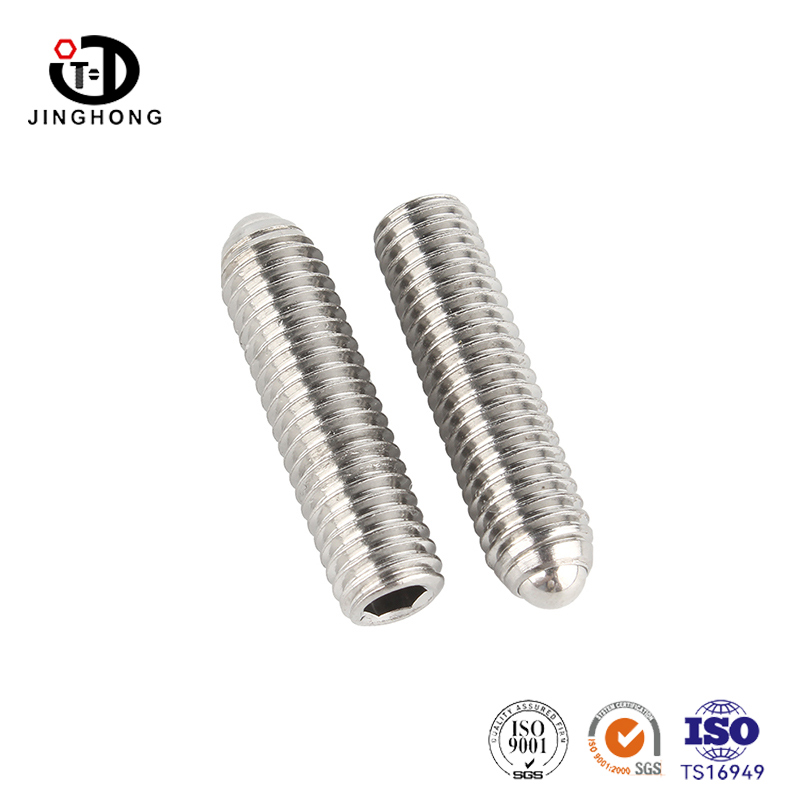 Tornillo de ajuste de bola de acero inoxidable