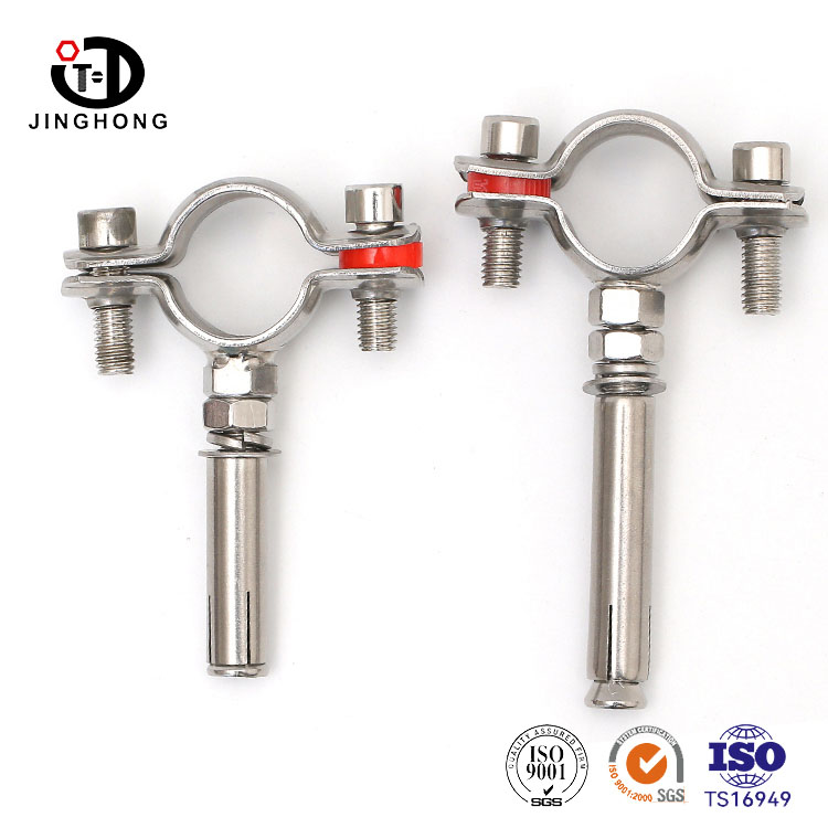 Abrazadera de tubo de expansión de acero inoxidable