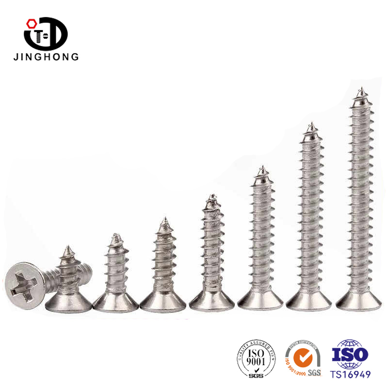 Tornillos de madera de acero inoxidable