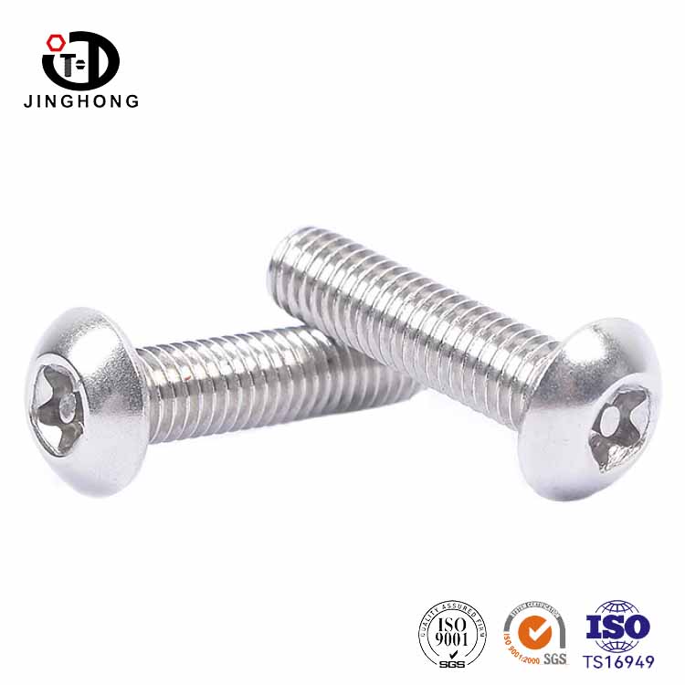 Tornillos de cabeza de botón de seguridad a prueba de seguridad