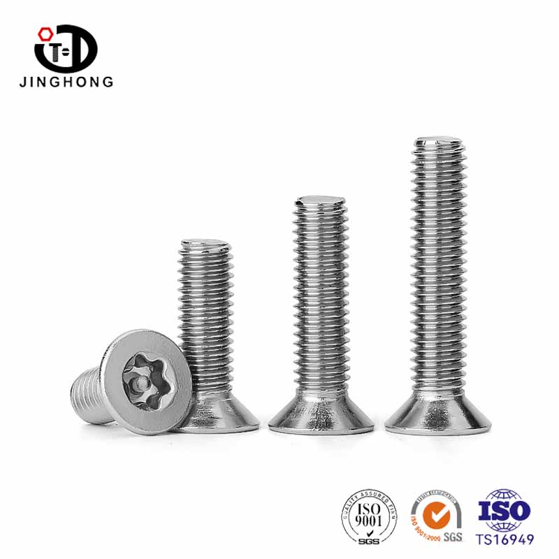 Tornillo de cabeza plana Torx a prueba de manipulaciones
