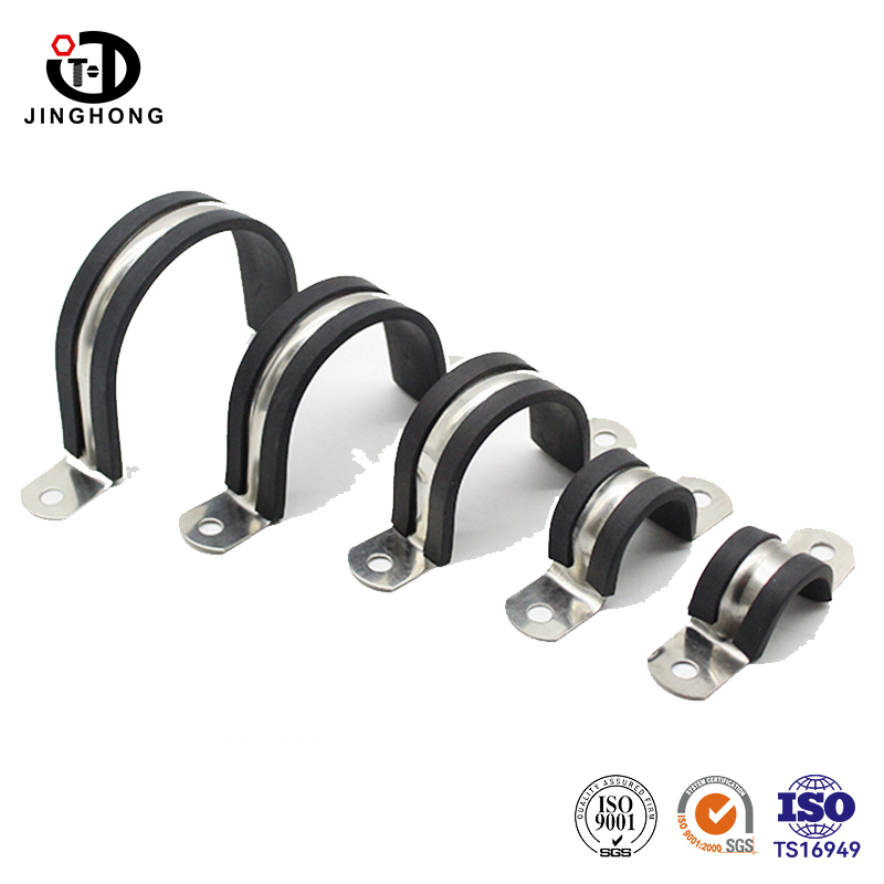 Subgadora de manguera de cable en forma de U con tira