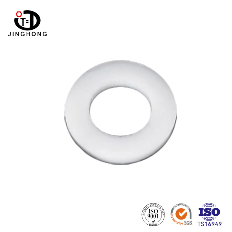 Arandelas de nylon de plástico blanco