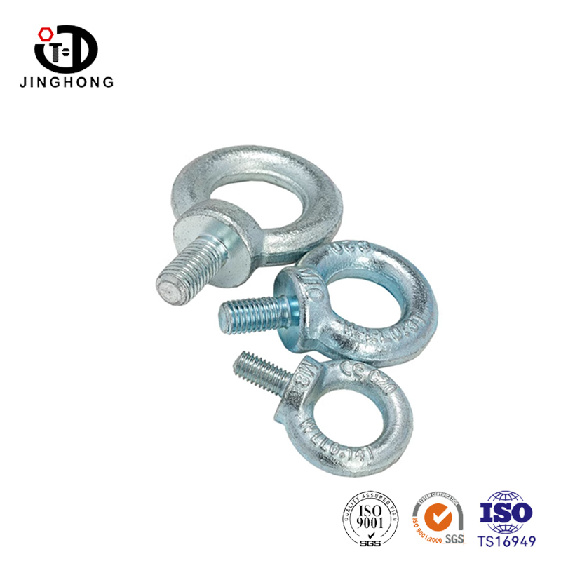 Pernos de ojos chapados en zinc tornillo